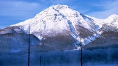 Landscapes snow Mountains