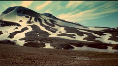 Landscapes snow Mountains clouds iceland skies
