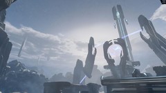 Landscapes snow Mountains clouds microsoft halo video games 