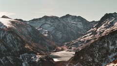 Landscapes snow Mountains France