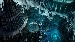 Landscapes snow Mountains ice artwork