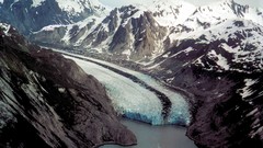 Landscapes snow Mountains ice glacier