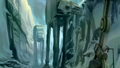 Landscapes snow Mountains Movies star wars blizzard science 