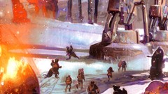 Landscapes snow Movies star wars science fiction artwork 