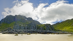 Landscapes snow sand rocks