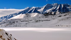 Landscapes snow Utah mount