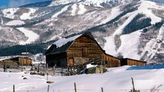 Landscapes snow winter Mountains
