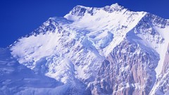 Landscapes snow winter Mountains