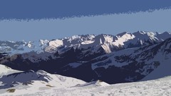 Landscapes snow winter Mountains ski