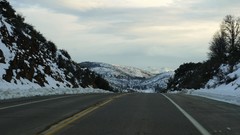 Landscapes snow winter roads