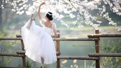 Landscapes spring dancing classic art
