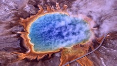 Landscapes spring grand prismatic