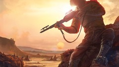 Landscapes star wars science fiction bounty hunter Tatooine 