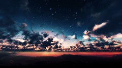 Landscapes Stars clouds twilight skies scenic skyscapes