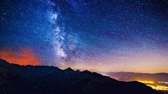 Landscapes Stars dawn Milky Way night sky