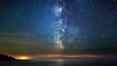 Landscapes Stars Milky Way skies outer space skyscapes