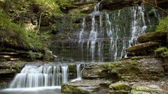 Landscapes stones nature wall plates waterfalls rocks falls 