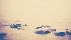 Landscapes stones water rocks photo filters