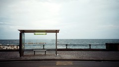 Landscapes stop street roads rocks streets sea shorelines