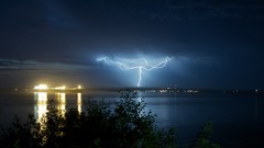 Landscapes storm flash