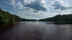 Landscapes summer Russia lakes forests skyscapes