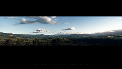 Landscapes summer valleys panorama