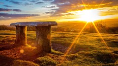 Landscapes sun bench