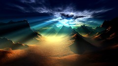 Landscapes sun deserts