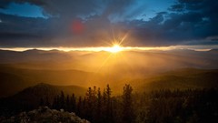 Landscapes sun horizon