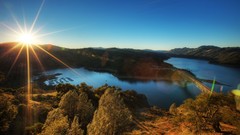 Landscapes sun skies