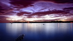 Landscapes sunrise lakes cityscapes