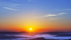 Landscapes sunrise nature