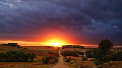 Landscapes sunrise nature