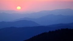 Landscapes sunrise nature gap great smoky mountains north 
