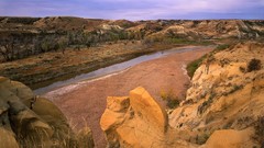 Landscapes sunrise nature glow Missouri north little national 