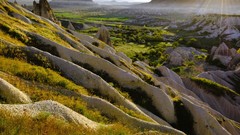 Landscapes sunrise nature Mountains national geographic hot air 