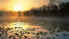 Landscapes sunrise nature Ohio National valleys