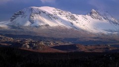 Landscapes sunrise nature snow winter