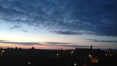 Landscapes sunrise night time