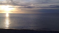 Landscapes sunrise sand Sea clouds Italy Beaches calabria
