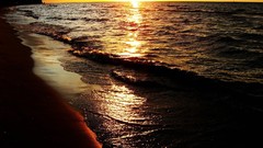 Landscapes sunrise sunset Sea nature sun ocean Beaches