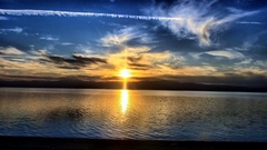 Landscapes sunrise sunset Sea nature sun ocean skyscapes