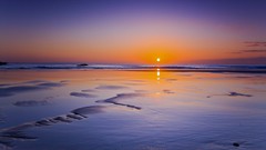 Landscapes sunrise sunset Sea nature water sun Drive Beaches 
