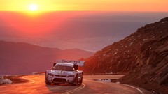 Landscapes sunrise sunset sun cars roads Suzuki streets racing 