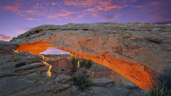 Landscapes sunrise Utah rocks arches national park rock 