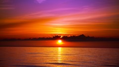 Landscapes sunset Beaches