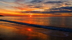 Landscapes sunset Beaches