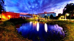 Landscapes sunset clouds