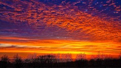 Landscapes sunset clouds