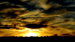 Landscapes sunset clouds HDR Photography skylines